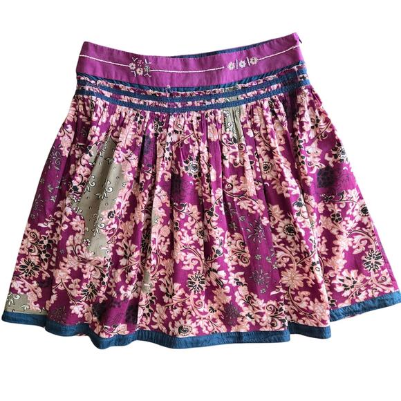 Y2K Choice by Calvin Klein 100% cotton beaded A line skirt 28 - Picture 1 of 8